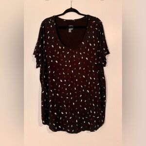 2/$30 MICHELE STUDIO modern fit tee plus